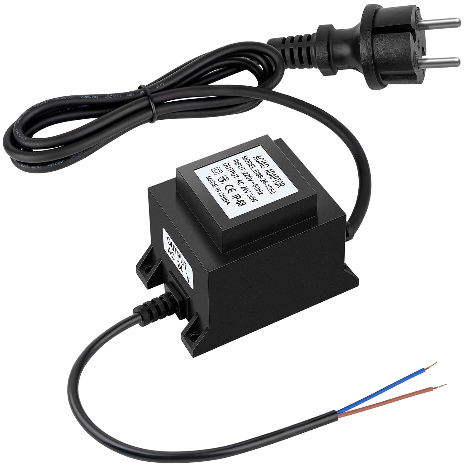 Transformateur Étanche IP68 24V 50W - Alimentation LED Et Pompes De Bassin Extérieur