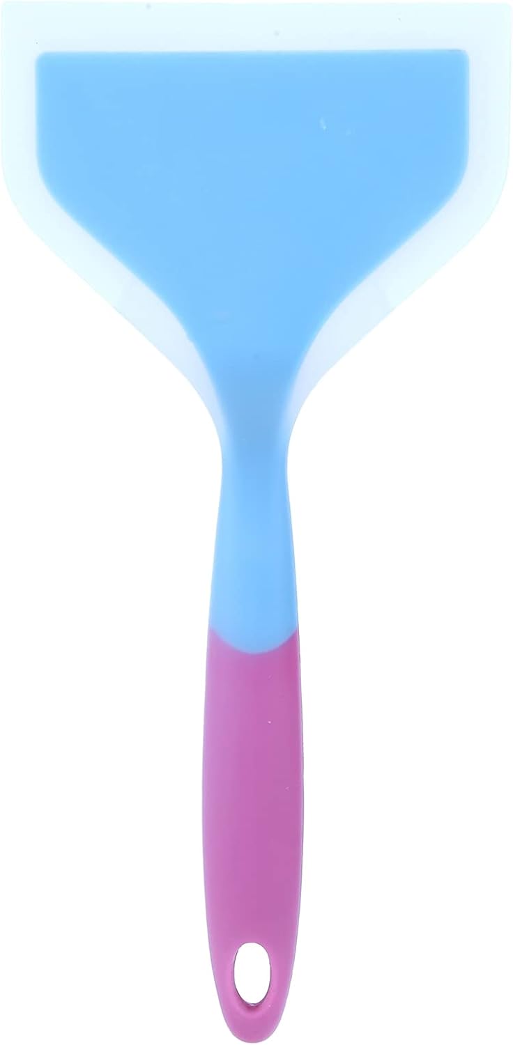 szt. szpatułki do naczyń kuchennych z powłoką zapobiegającą przywieraniu, silikonowe szpatułki z powłoką zapobiegającą przywieraniu i poślizgowi (nieb
