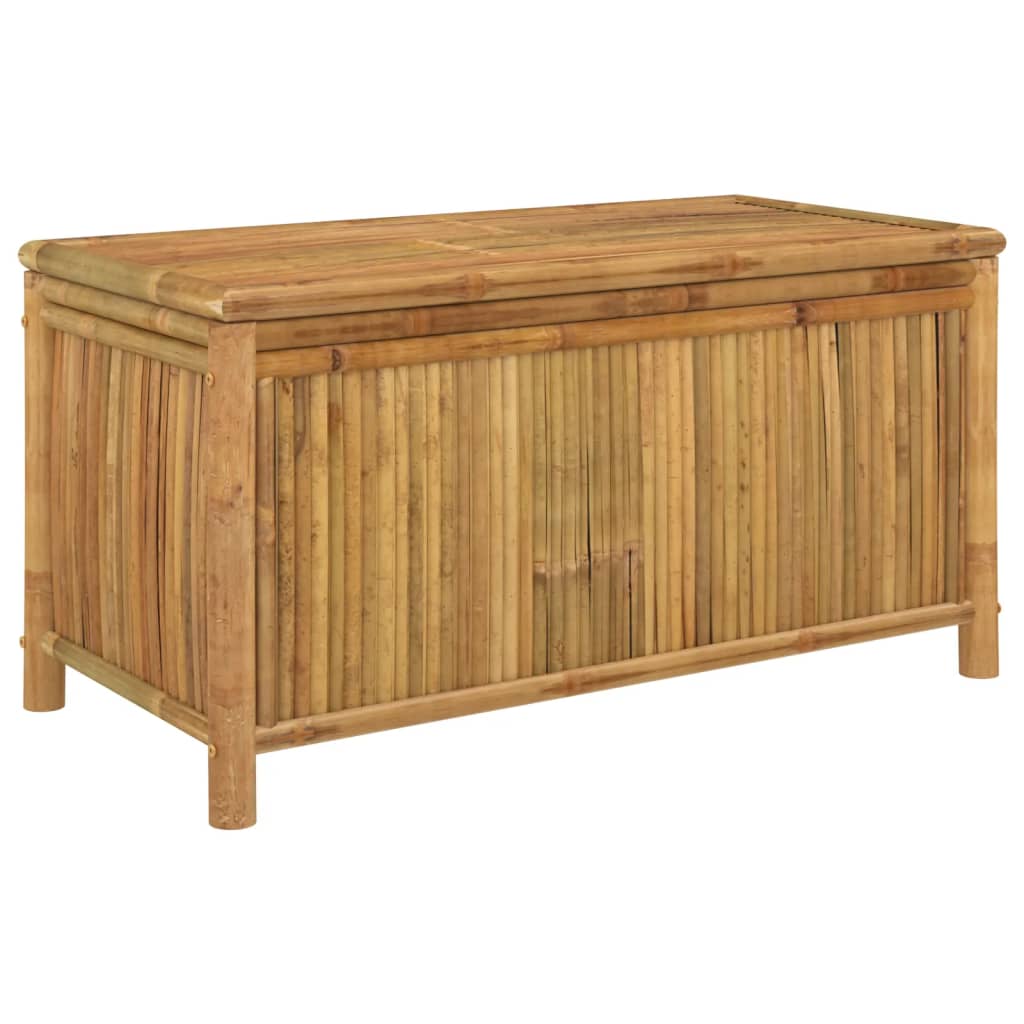 Boîte de rangement de jardin | Coffre de rangement 110x52x55 cm Bambou CFW155683 - 2
