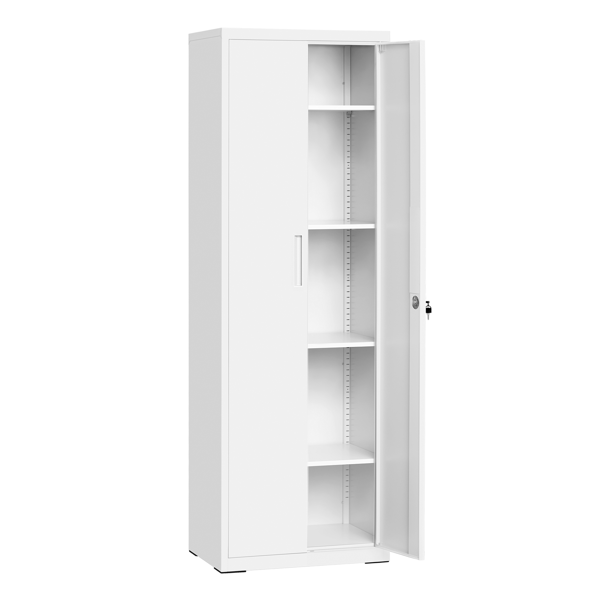 Vetrina Arco con Ante in Vetro, Vetrina per Oggetti Curiosi a 4 Livelli Alta 1790 mm, con 2 Ripiani Regolabili per Giocattoli da Collezione, Libreria per Casa, Ufficio, Sala Giochi | IT