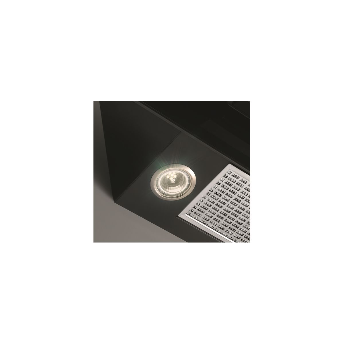Hotte décorative murale inclinée FABER STEELMAX 800 NOIR/INOX - 7