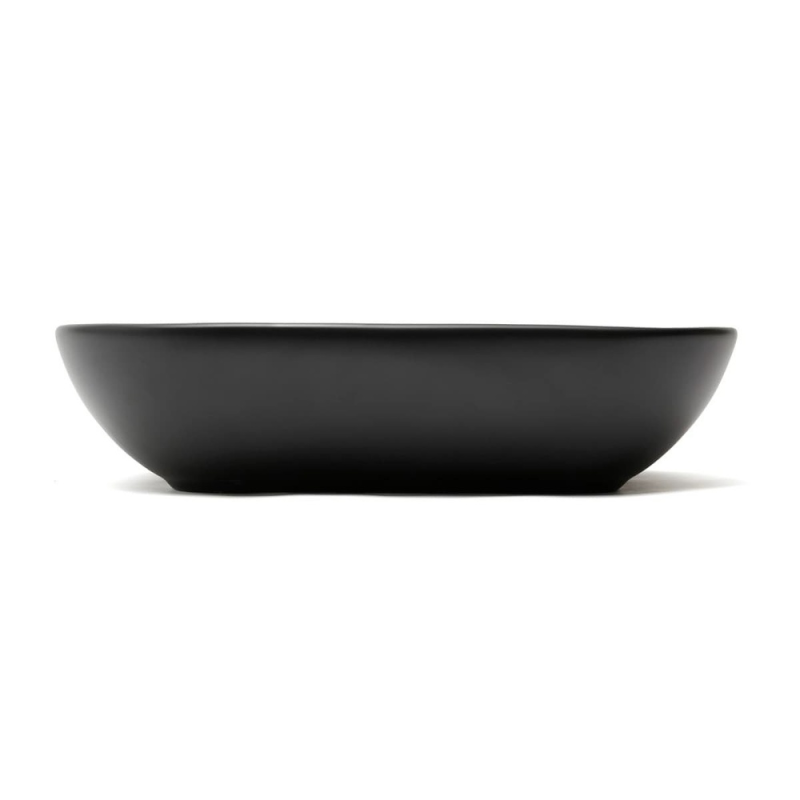 Lavabo SAT Brevis 50x38,5 cm sans trop-plein, noir mat (SATBRE5038RBKM) - 5
