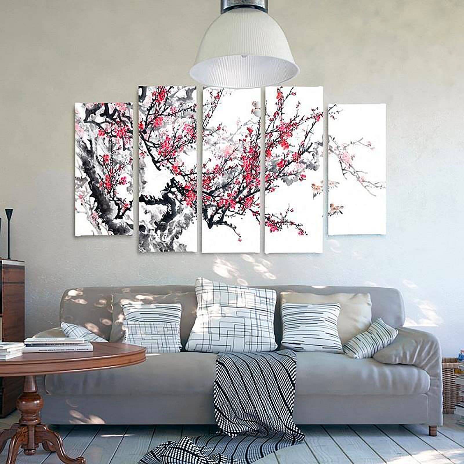 Tableau cerisier japonais - 100 x 70 cm - 3