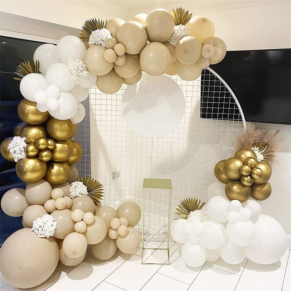 Cet ensemble d'arche de ballons de 203 pièces convient aux anniversaires, aux fêtes d'anniversaire, aux fêtes prénatales et aux décorations de mariage - 2
