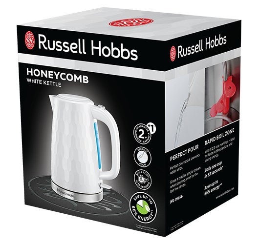 Bouilloire électrique Honeycomb Blanc Russell Hobbs - 8