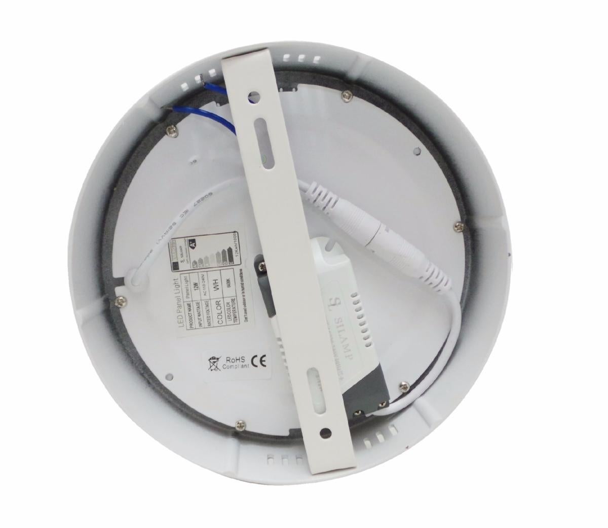 Plafonnier LED 18W Rond - Blanc Neutre 4000K - 5500K - SILUMEN - 3