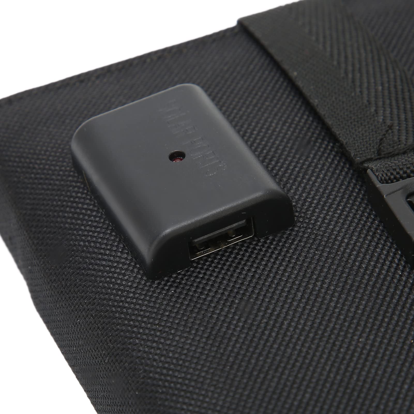 Pannelli solari pieghevoli da 10 W a 5 strati, portatili, ad alta efficienza di conversione, fonte di alimentazione in polisilicio, interfaccia di usc - 4