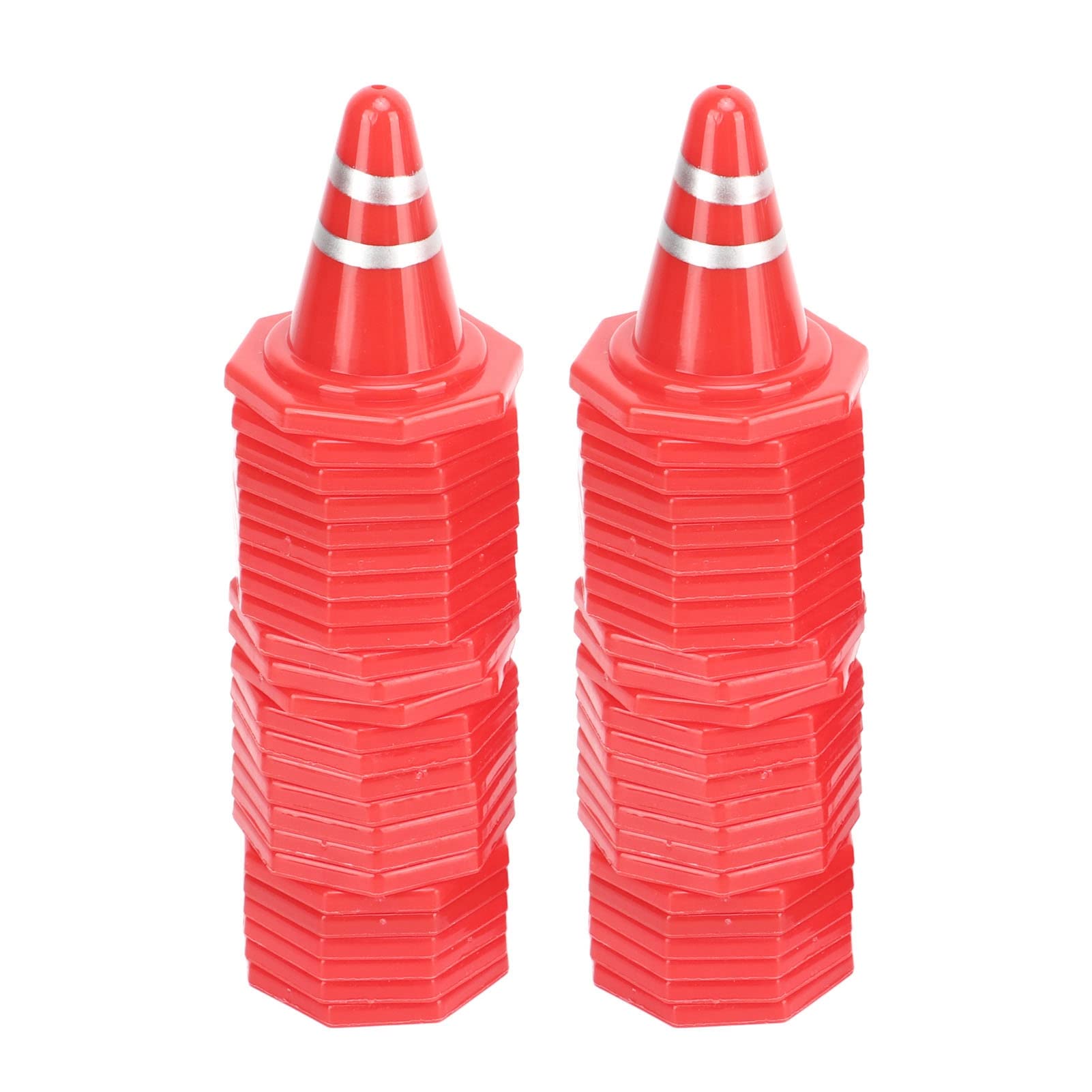 50 pièces Mini cône de circulation jouets cônes de circulation miniatures pour enfants enfants RC télécommande voiture Football formation - 7