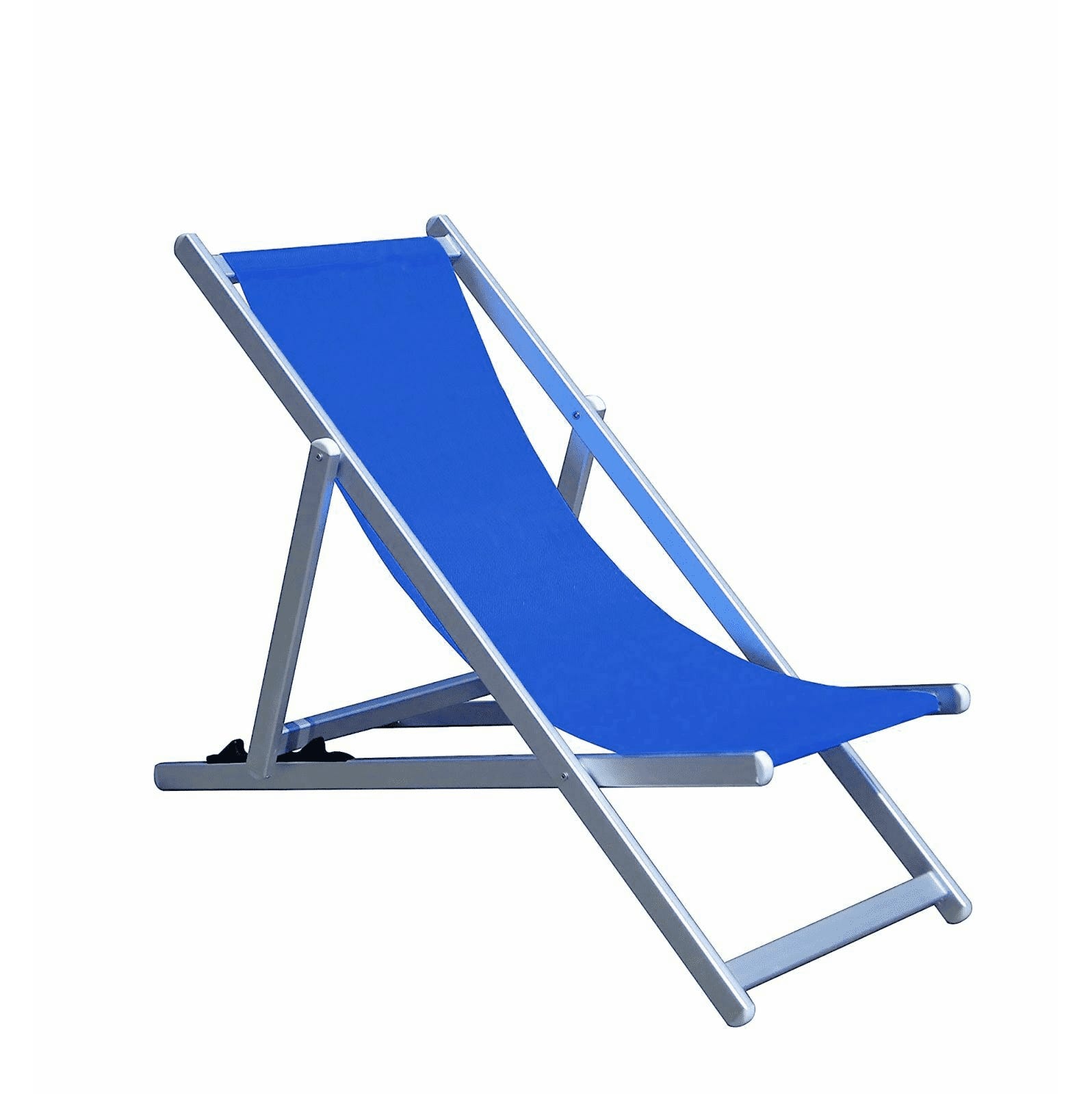 Sedia per piscina mare Sdraio Reclinabile Telo Blu Leroy Merlin
