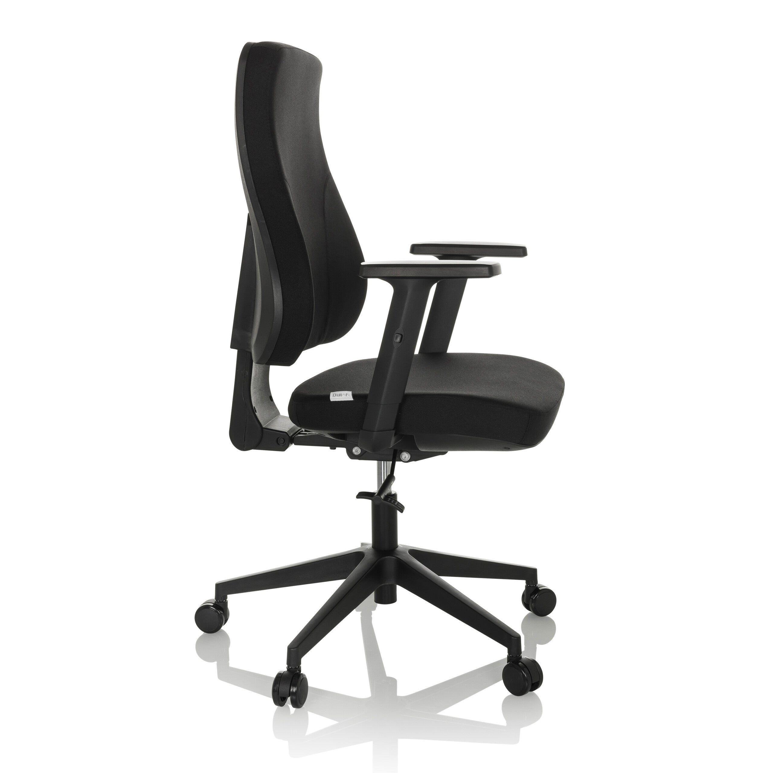 Sedia da ufficio / Sedia girevole MATHES Tessuto Nero hjh OFFICE - 7