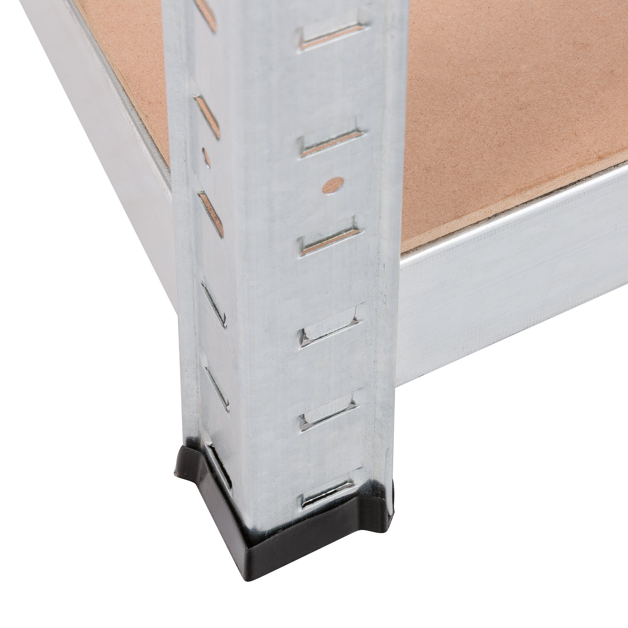 AREBOS Étagère d'angle pour Charges Lourdes Set de 3 Max 875kg Montage Facile grâce au système d'emboîtement Profondeur de 40cm - 9