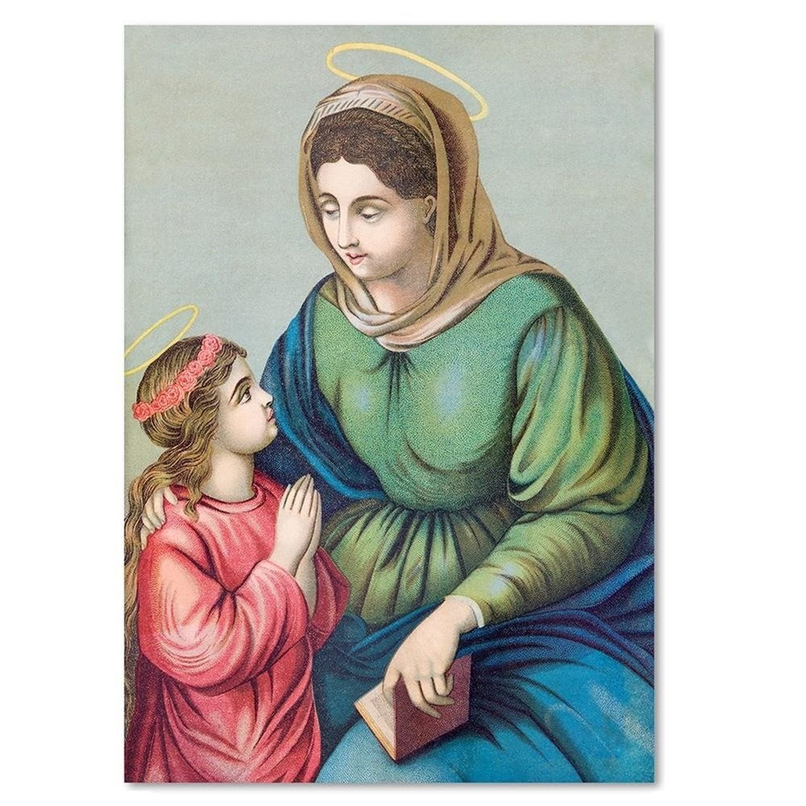 Obraz na płótnie, Św. Anna i mała Matka Boska 40x60