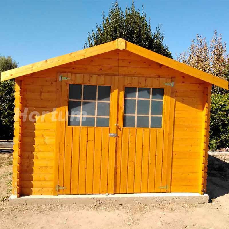 Caseta de madera - Gran Flodova. 28 mm. 300x300 cm. 8,88 m² - 5