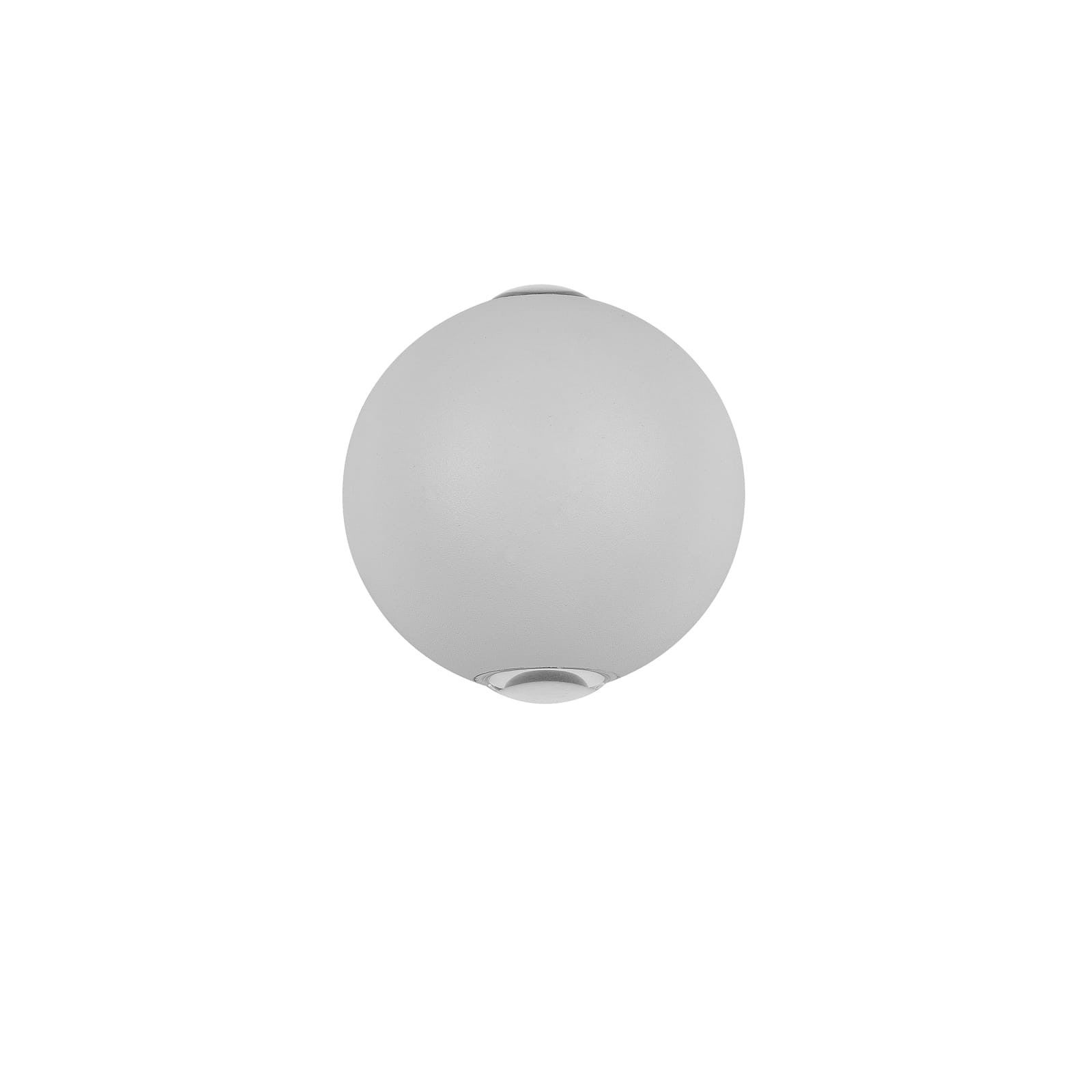 Kinkiet zewnętrzny CARSOLI LED 4W Ciepła biel 140lm biały wym:10x10x7cm IP54 Italux