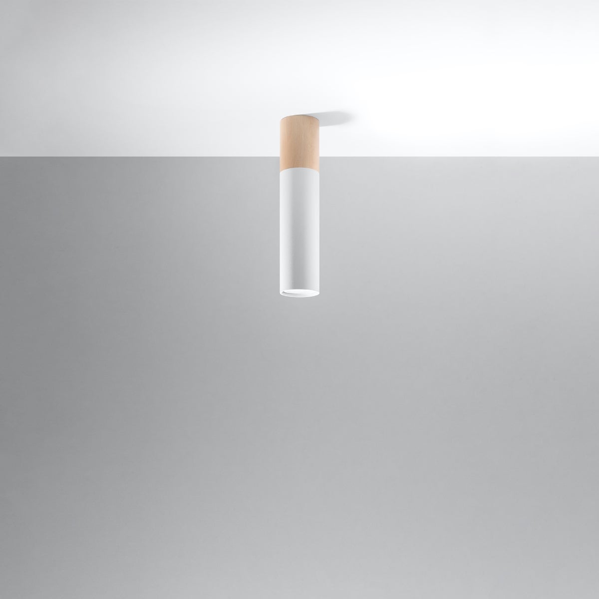Plafon POBLANO biały LED 4000K - 6x6x30cm Sollux