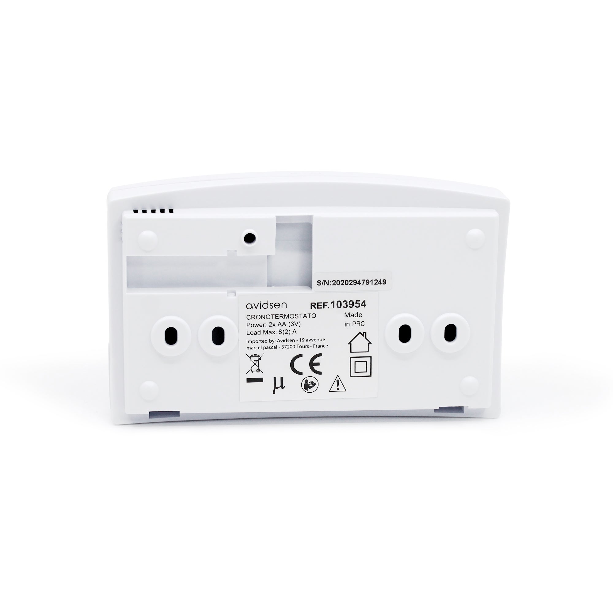 Thermostat programmable filaire pour chauffage ou climatisation - Avidsen - 103954 - 5