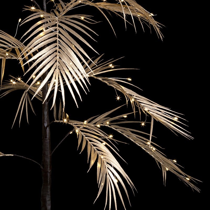 Arbre lumineux d'intérieur palmier doré H. 90 cm 90 LED + transfo Feeric lights & christmas - 3