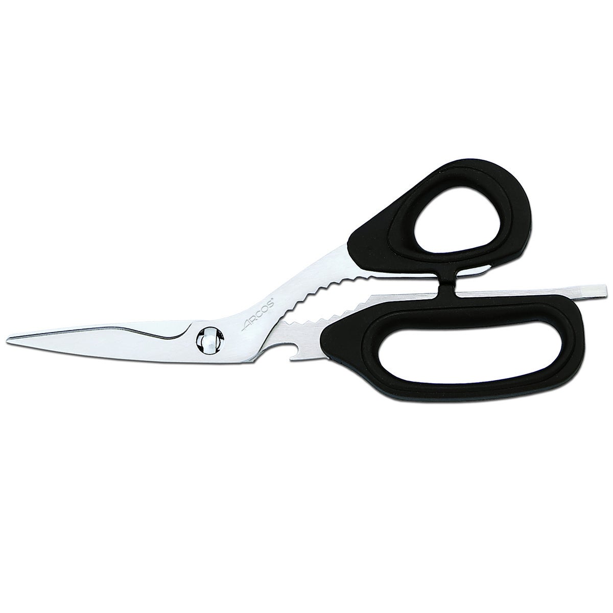 Arcos Tijera De Cocina 185400 De Acero Inoxidable Y Mango De Polipropileno De 215 Mm En Blíster Acero Inoxidable, Leroy Merlin