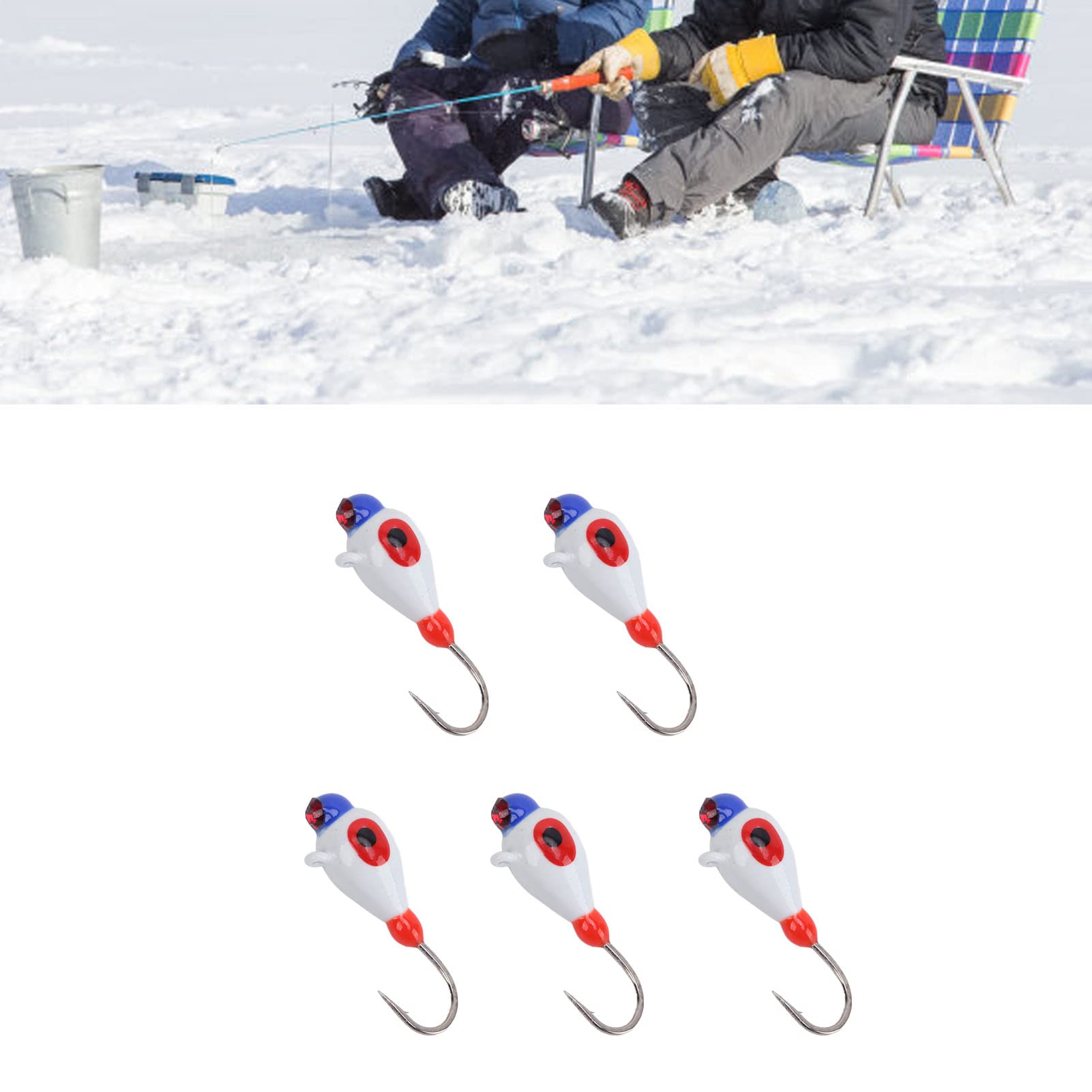 Toasis Set Di Esche Rotonde Per Pesca Sul Ghiaccio - Foto 7
