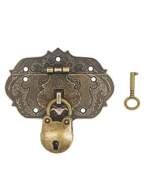 Lot De 2 Petites Boîtes à Bijoux Vintage En Bois Avec Serrure Et Clé, Boîte Au Trésor Pour Bijoux, Cadeaux Et Décoration De La Maison