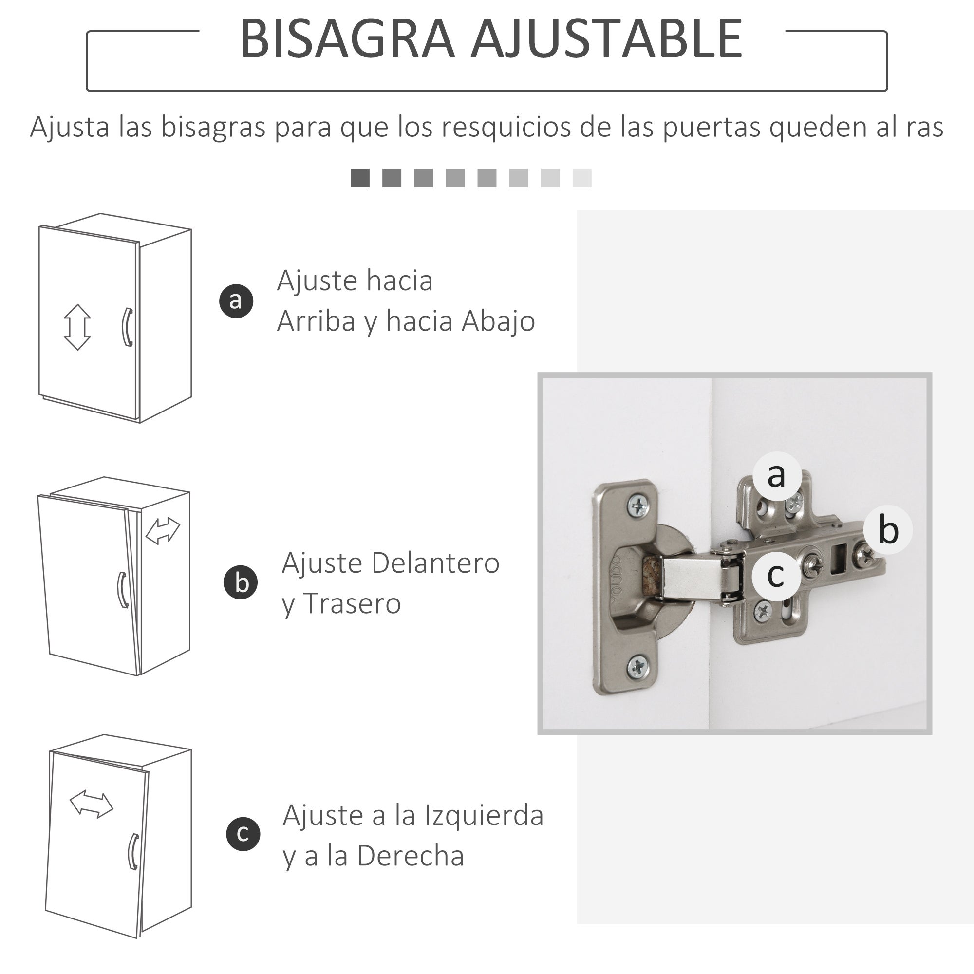 Armario para cocina Homcom blanco 101x39x180 cm tablero de pb y metal - 4