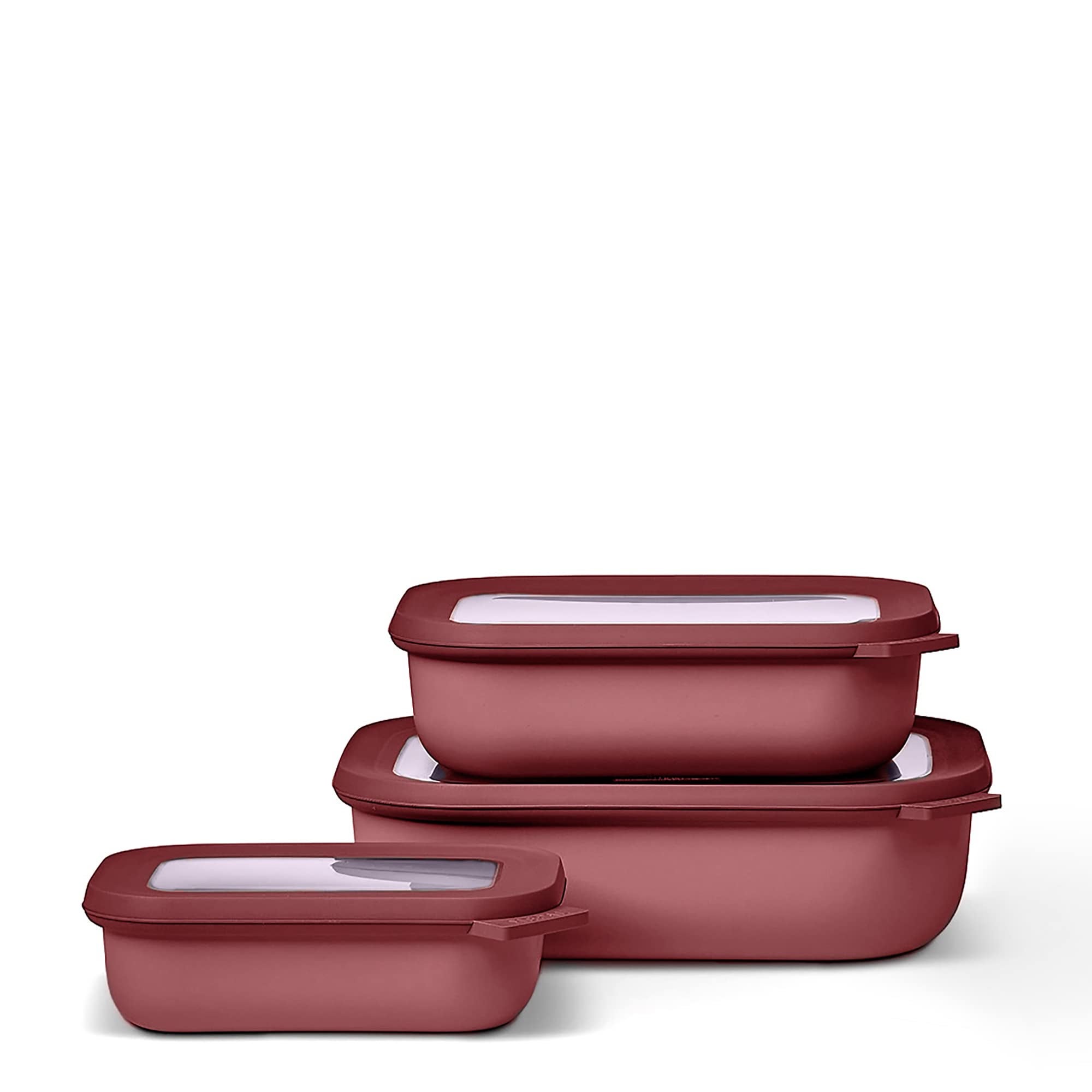 Set 6 Barattoli Ermetici In Metallo Con Doppio Coperchio – Rosa Opaco Per Caffè, Spezie E Dolci