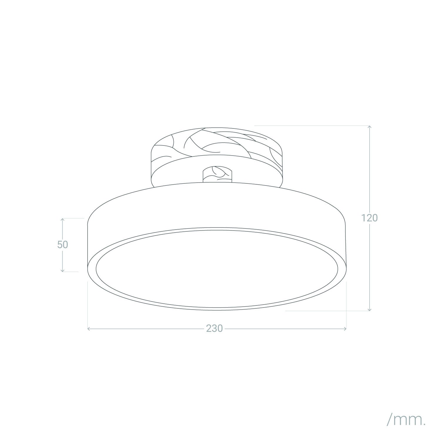 Ledkia Lámpara de Techo LED 12W Madera y Metal CCT Seleccionable Whisty Blanco - 7
