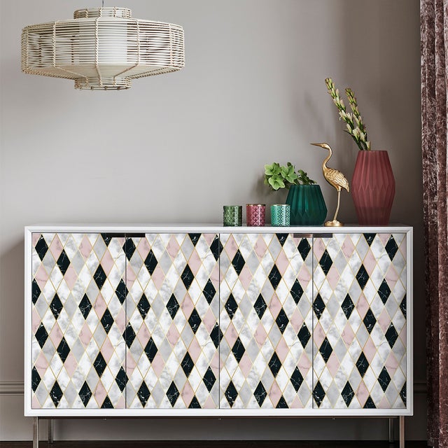 Vinilo escandinavo para muebles berthold - adhesivo de pared - revestimiento sticker mural decorativo - 40x60cm