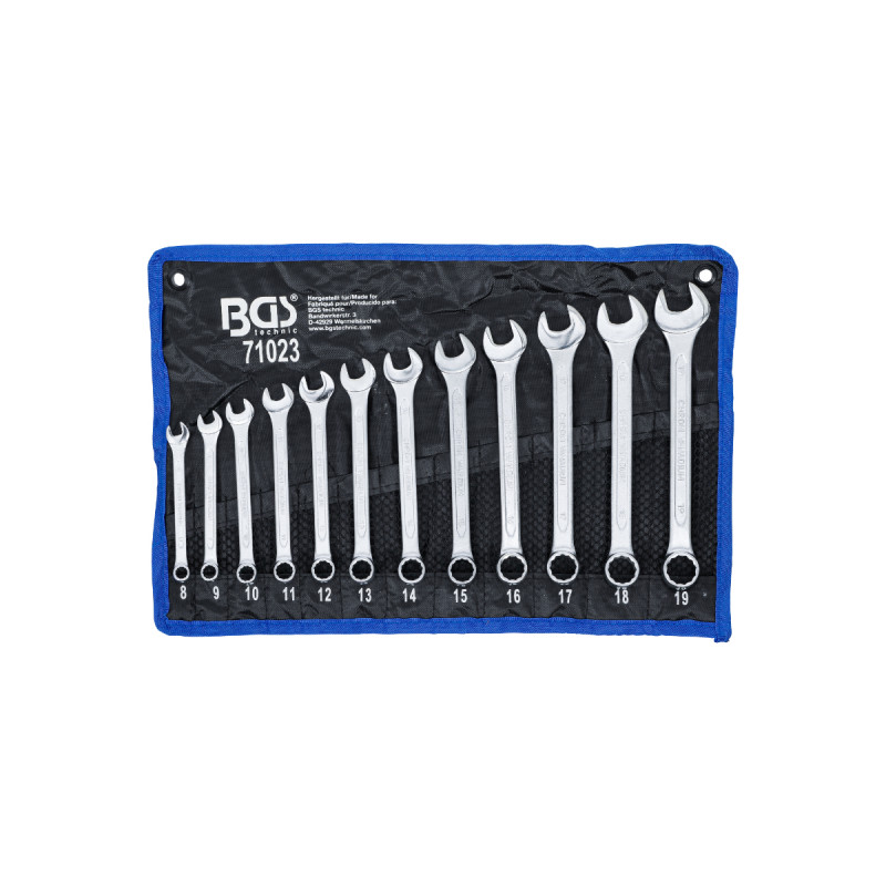 BGS Set di chiavi combinate / 8-19 mm / 12 pezzi