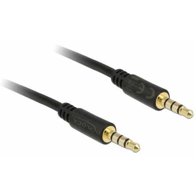 C ble Audio vid o Jack 3 5 Mm 4 P les AWG24 Noir 3 M tres Leroy c-ble-audio-vid-o-jack-3-5-mm-4-p-les-awg24-noir-3-m-tres-leroy