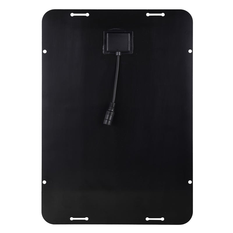 Chargeur/mainteneur de batterie solaire 10 W 18 V, kit de charge solaire portable et étanche pour camping-car, tracteur et bateau - 9