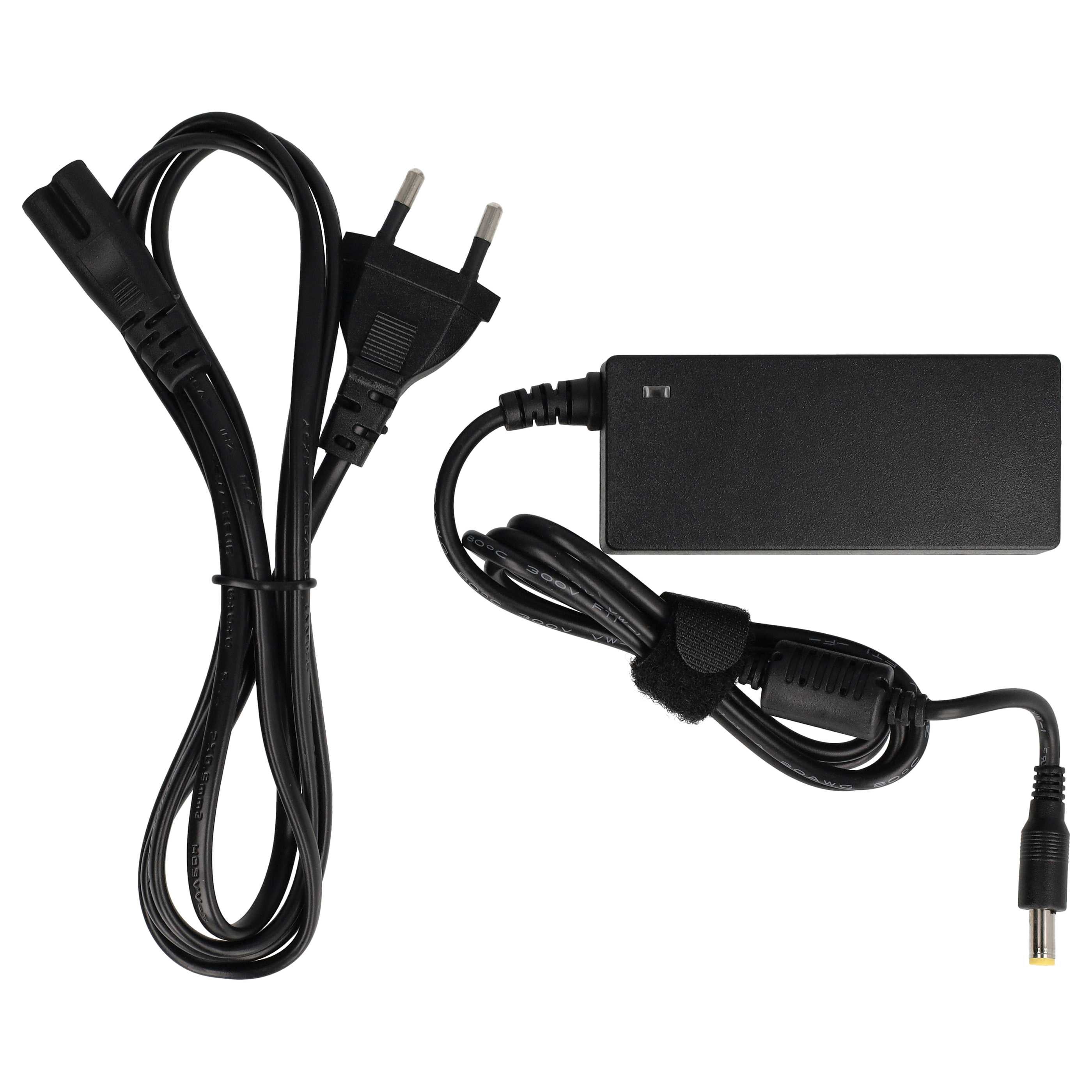 Vhbw Caricabatteria Da Auto Per Notebook Acer EMachines 300 - Alimentatore 12V/19V 1,6A 30W Con Connettore 5.49/2.32mm