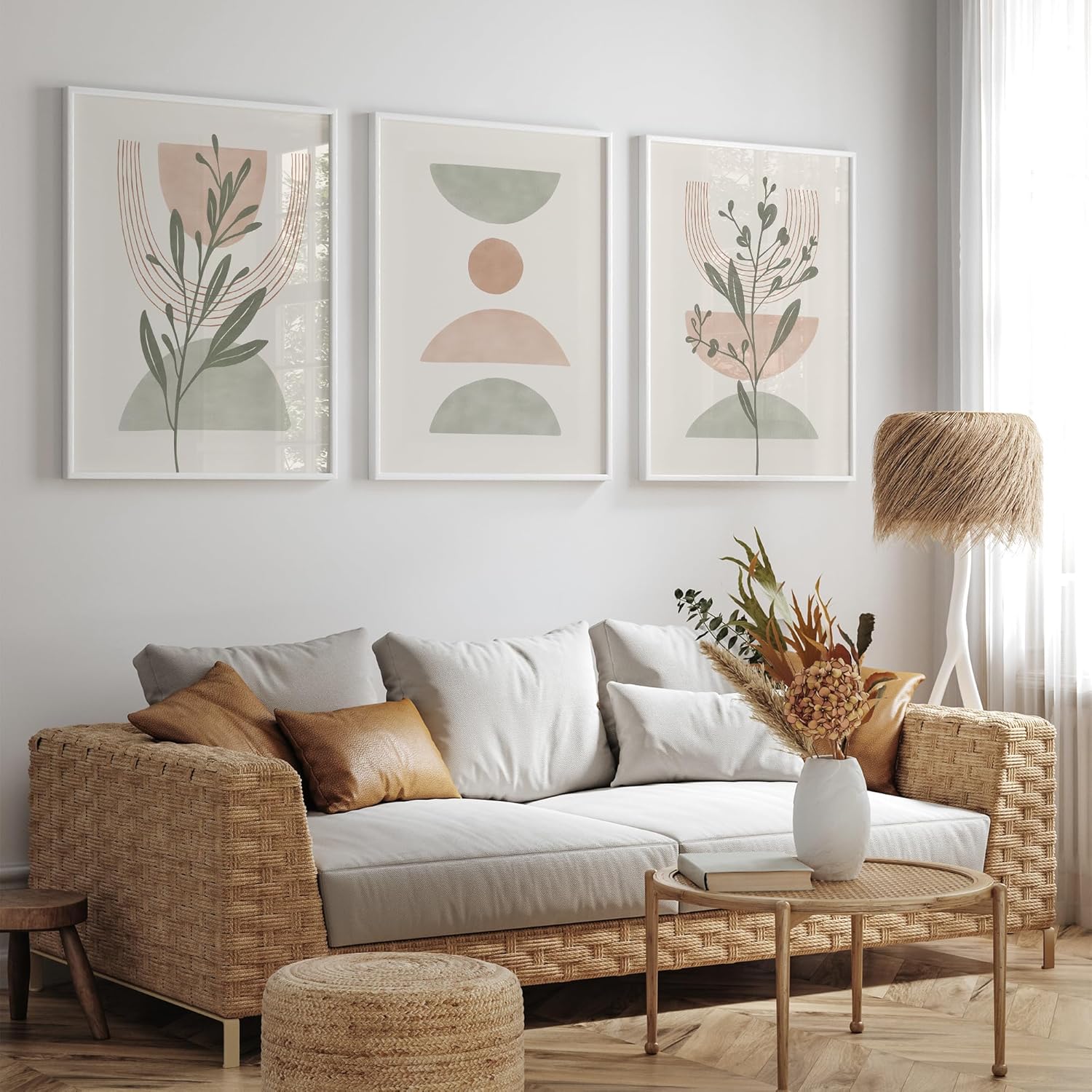 Lot de 3 Tableau Decoration Murale Affiche Décoration Chambre Maison Cousine - Poster Mural Tableaux Déco Boho Salon - 3