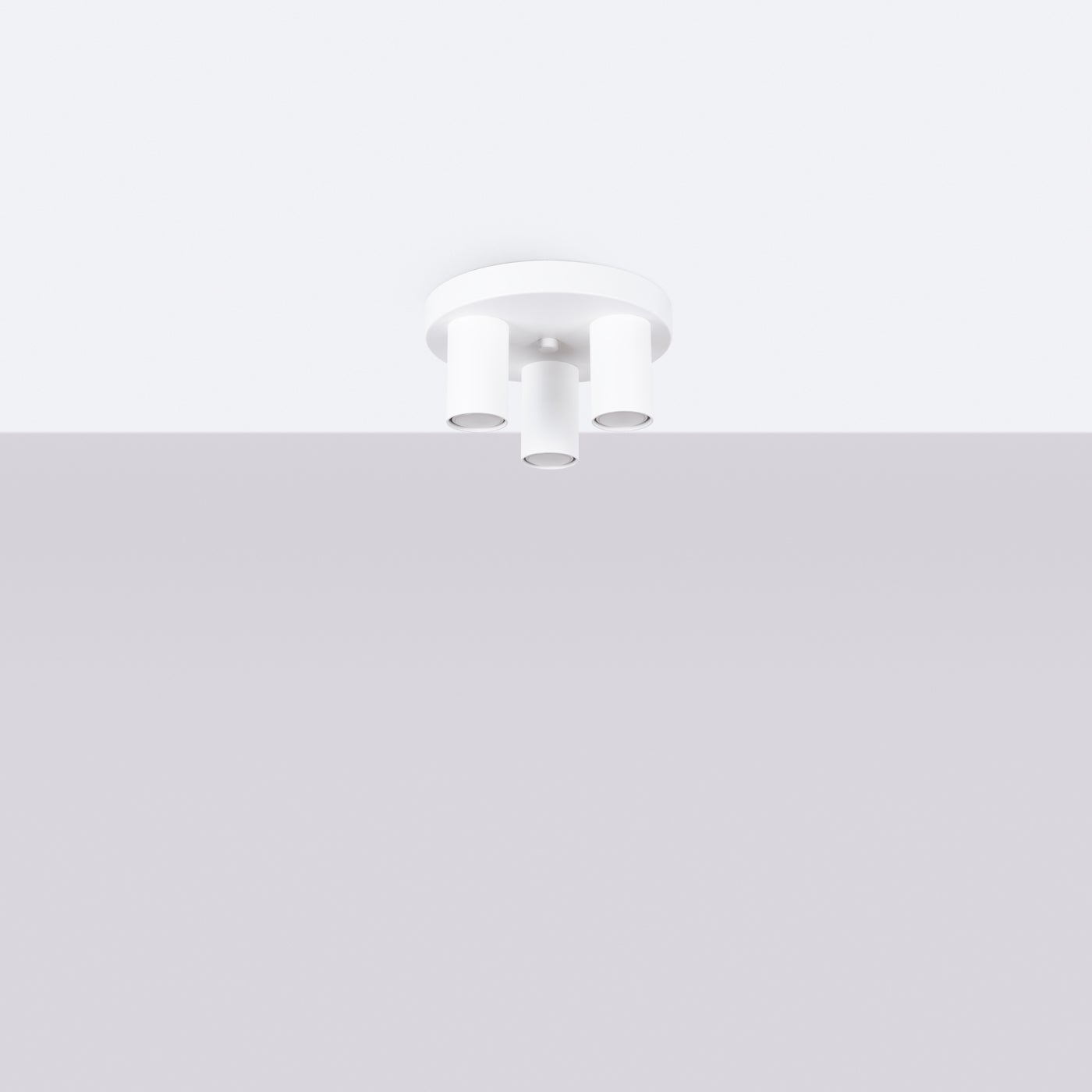 Plafon TORIS 3P biały LED 4000K - 25x25x12cm Sollux