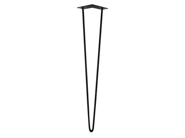 Pied Table Design H. 700mm - Acier Époxy Noir