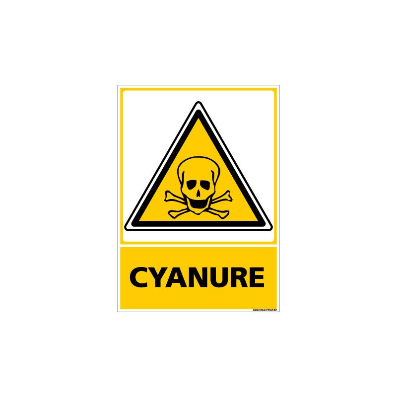 Panneau CYANURE (C0578) 300 x 420 mm Matière PVC Leroy Merlin — free download