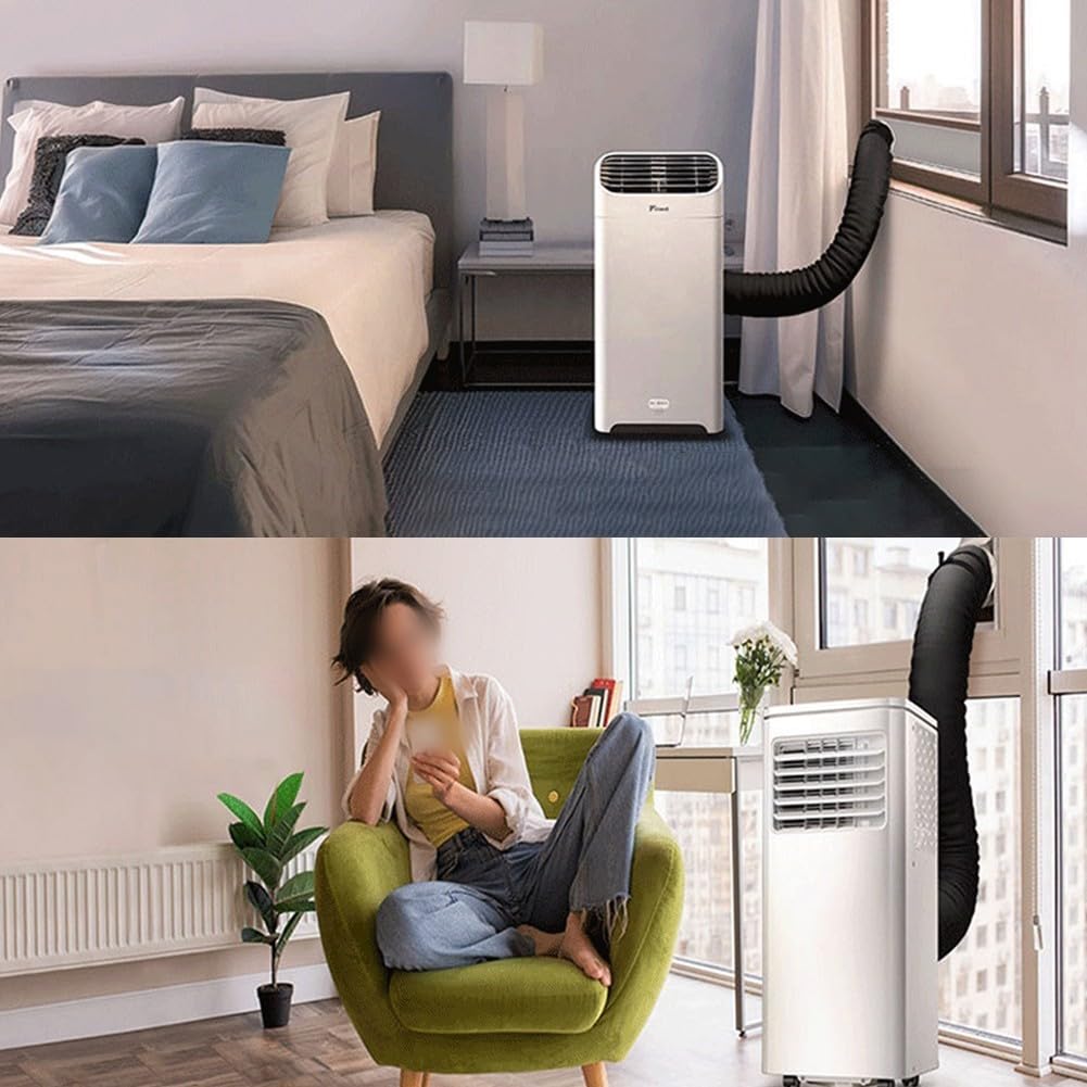 Copritubo Per Condizionatore Portatile - Isolante Per Tubo Di Sfiato Da 5-5.9 Pollici, 1.5m - Foto 5