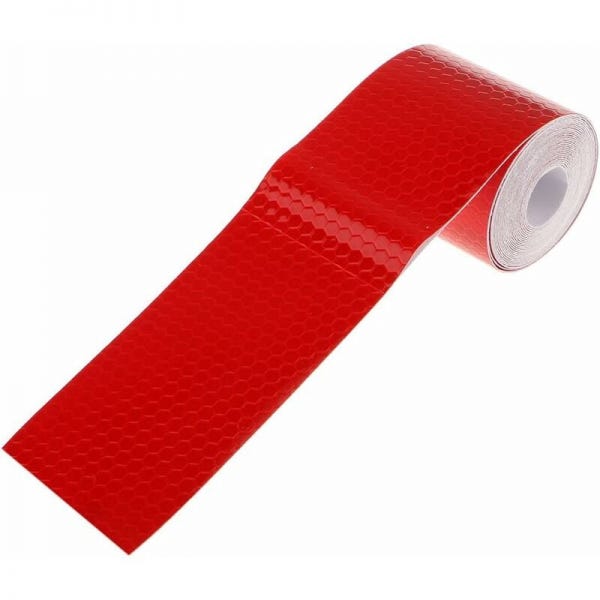 Nastro Catarifrangente Autoadesivo Rosso 5cm X 3m - Sicurezza Per Auto, Moto, Caschi E Abbigliamento - Foto 11