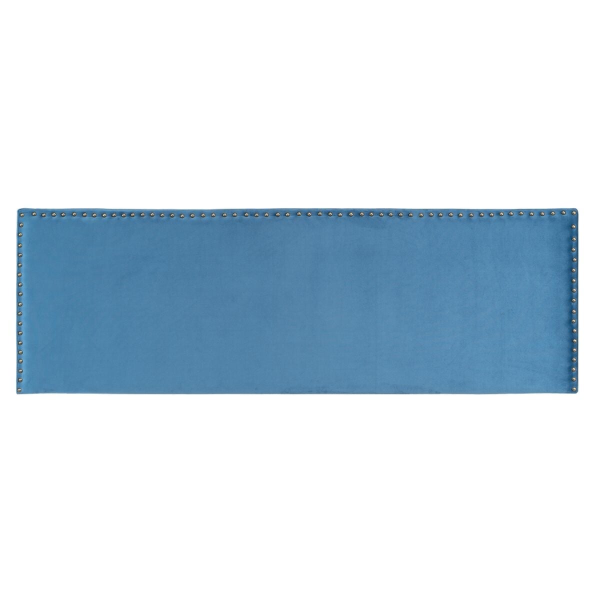 Cabecero de Cama 180 x 6 x 60 cm Tejido Sintético Azul | Leroy Merlin