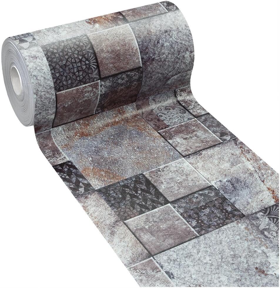 Alfombra de cocina 51x450 cm pvc suave antimanchas no se deshilacha impresión digital lavable dis_c