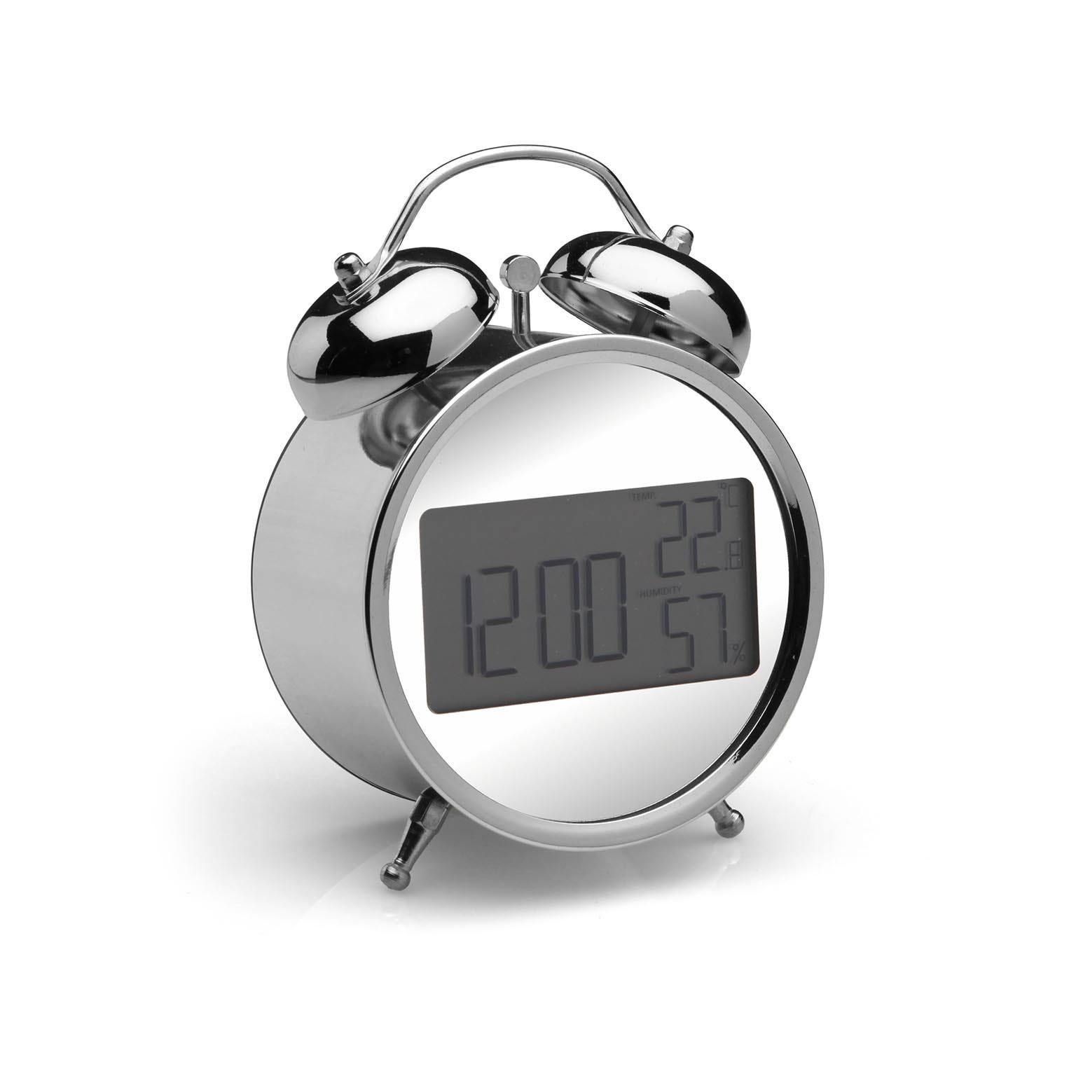 Versa Reloj Despertador Silver, Estilo Moderno, Cm - Main Image