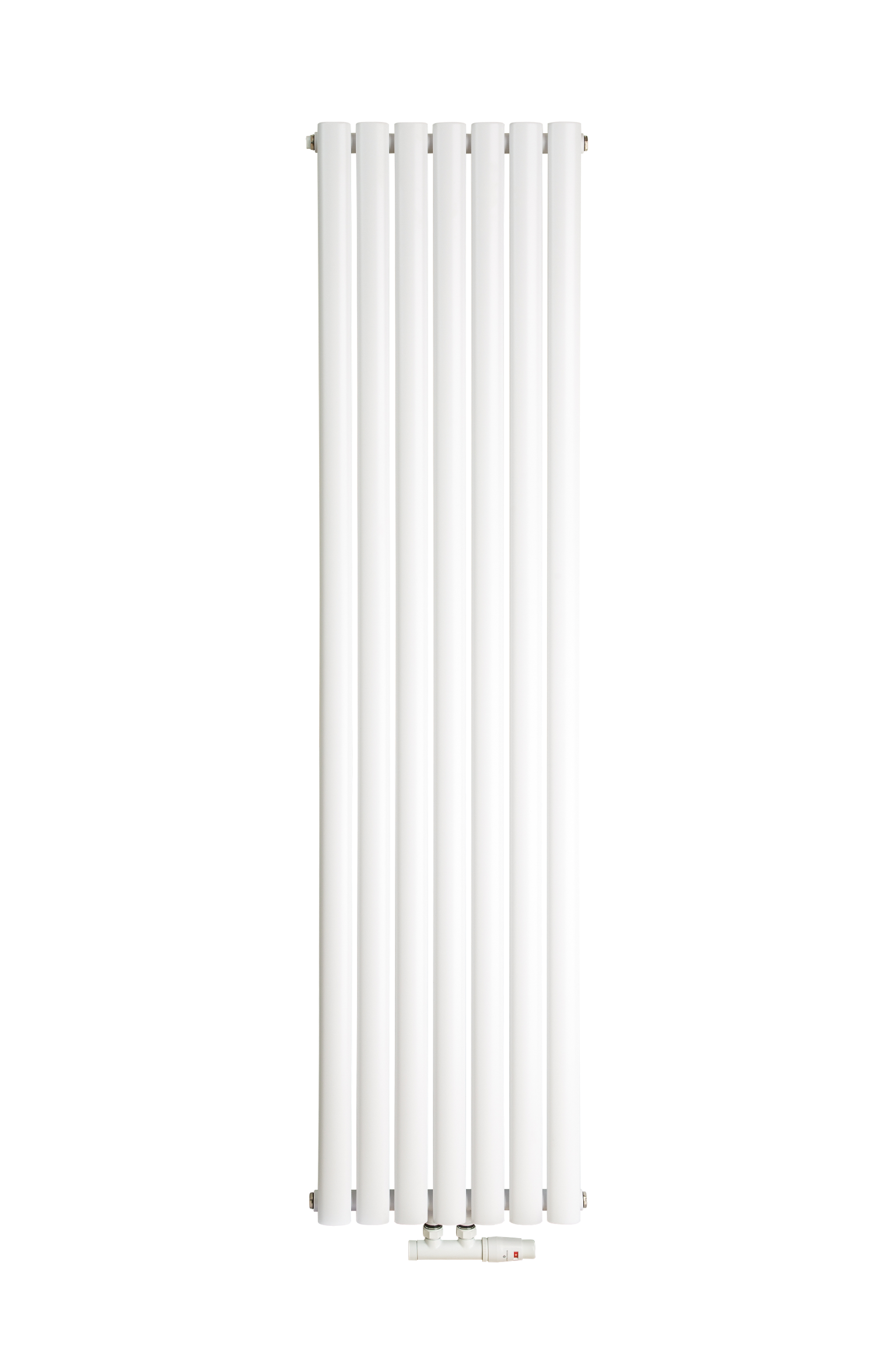 Grzejnik dekoracyjny OVAL ZDC 170x41 cm biały 827W Roz 5 cm LUXRAD