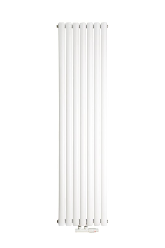 Grzejnik dekoracyjny OVAL ZDC 170x41 cm biały 827W Roz 5 cm LUXRAD