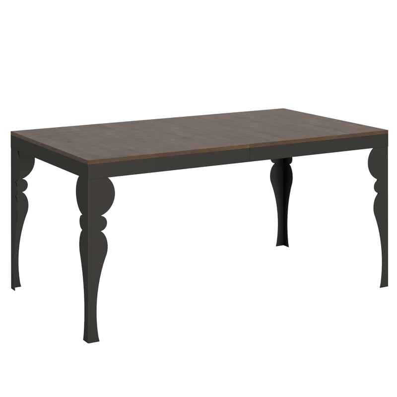 Stół rozkładany Paxon Evolution 90x160/420 cm, rama orzech antracyt