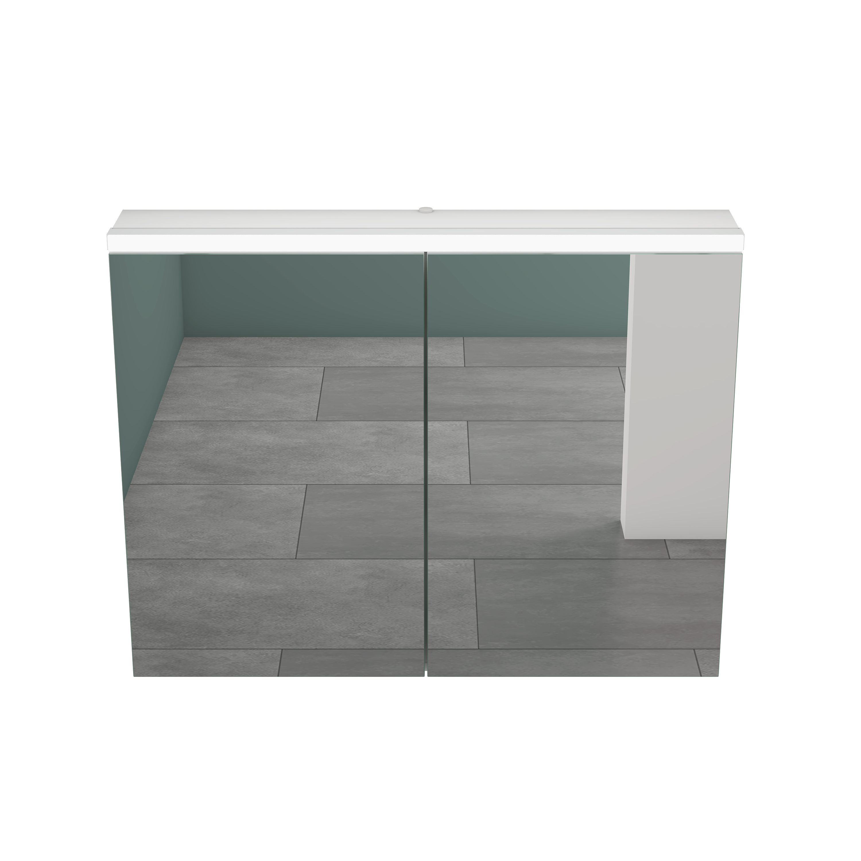 Mai & Mai Armoire Suspendue de Salle de Bain avec Miroir Armoire de