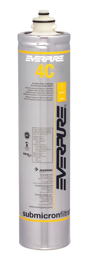 Pentair EV927072 - Cartuccia di ricambio per filtro dell'acqua Everpure H- 300, per rubinetto di casa, acqua sotto il lavandino, confezione da 2