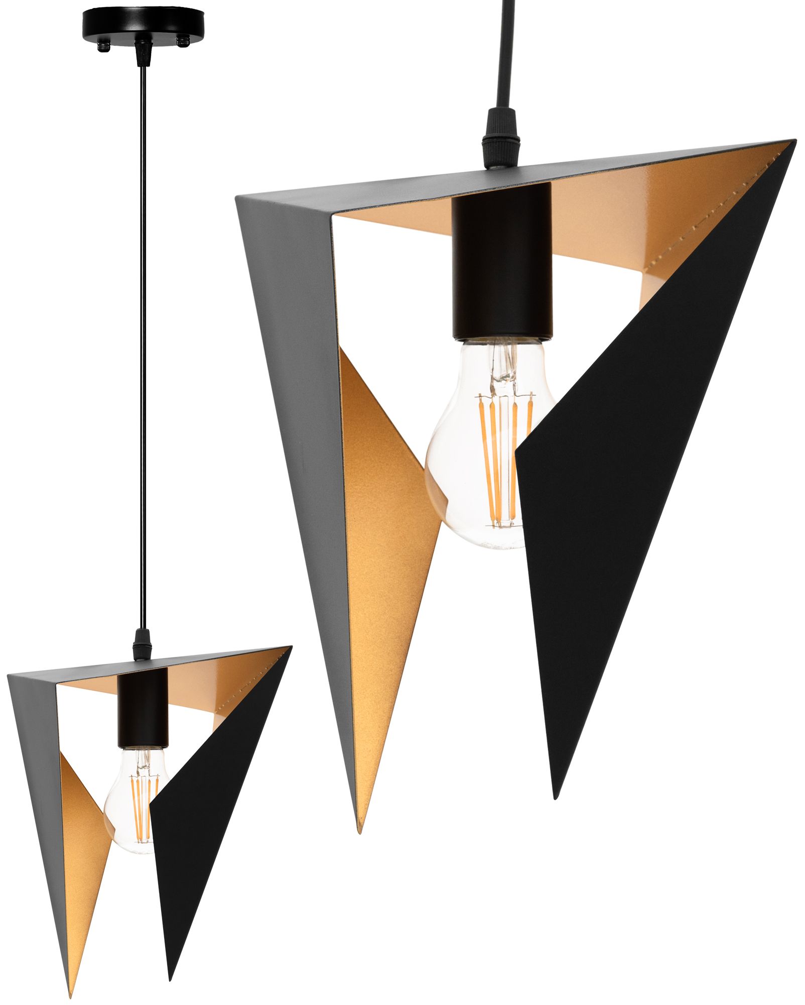 Lampa Sufitowa Toolight App253-1Cp Czarny