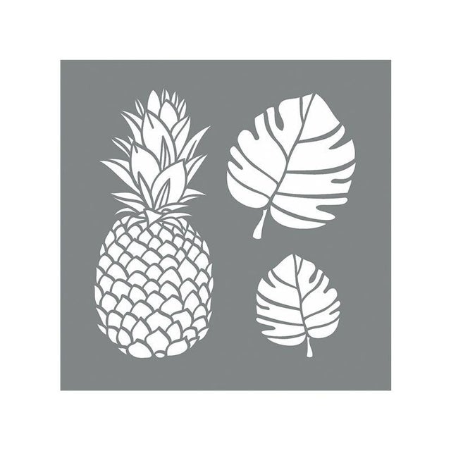 Stencil tropicale 2 piastre