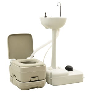 Lavabo Antibes pieghevole con mobile per bagno camper