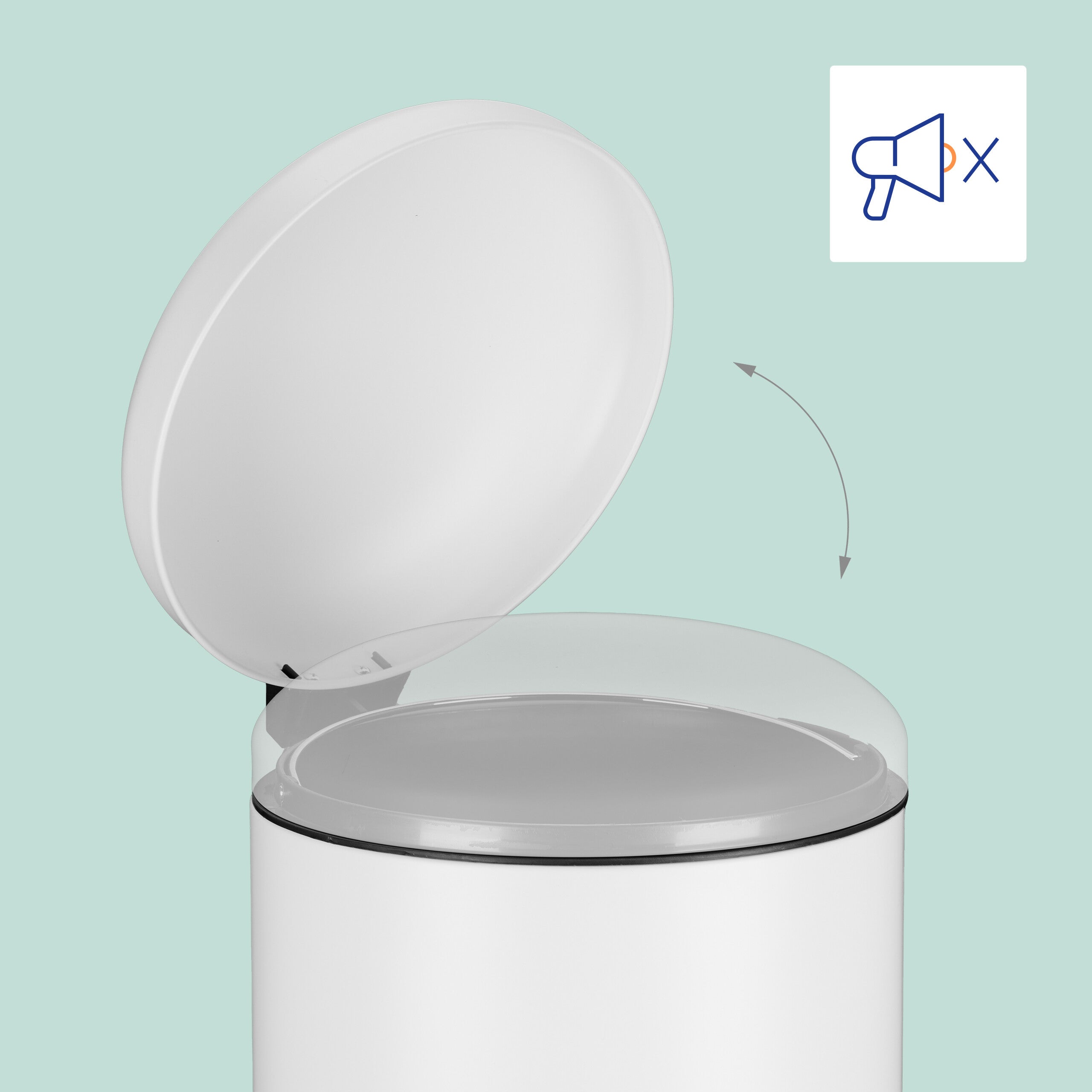 Cestino in plastica con clip per etichette, per cestello rimovibile, per cucina, dispensa, con pennarelli a gesso bianco, per riporre il cestino della spazzatura, con etichetta a clip (10